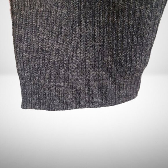 Versace Jean Couture Logo Quarter Zip Ribbed Sweater - Size XL - Picture 8 of 14